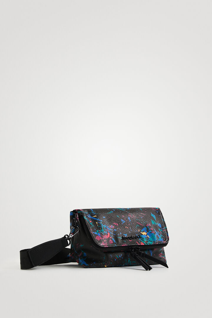 Printed flap mini-bag | Desigual