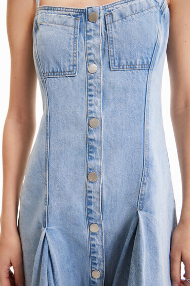 Vestit texà slim midi Maitrepierre | Desigual