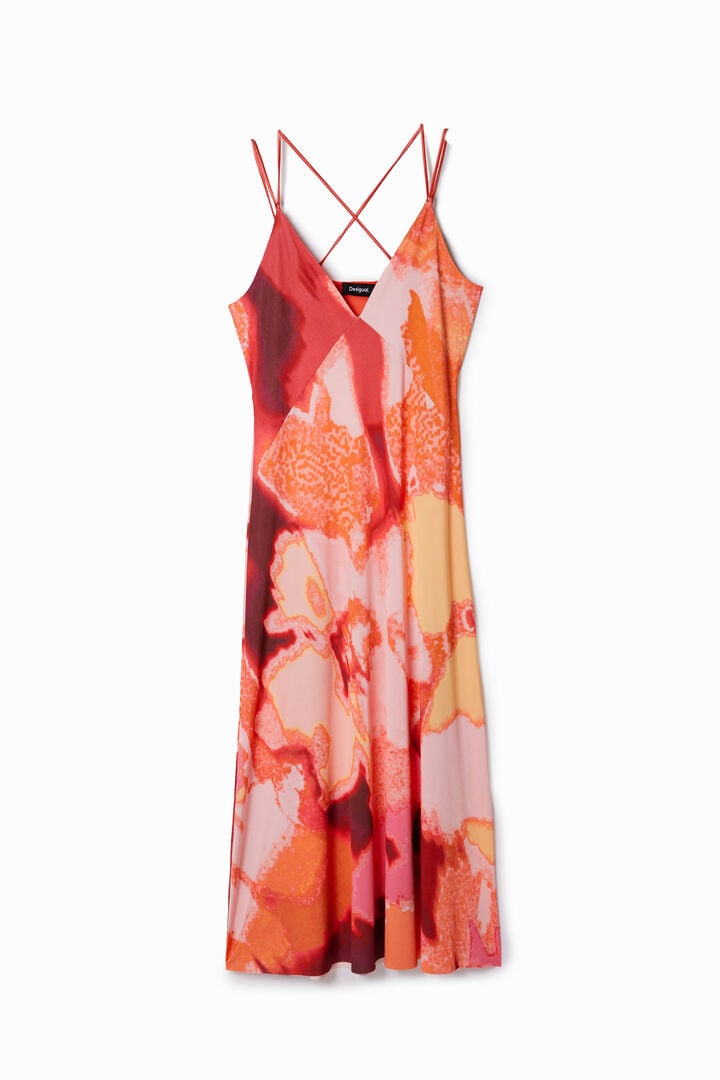 Robe midi nuisette floue | Desigual