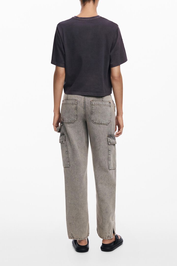 Embroidered flower T-shirt | Desigual