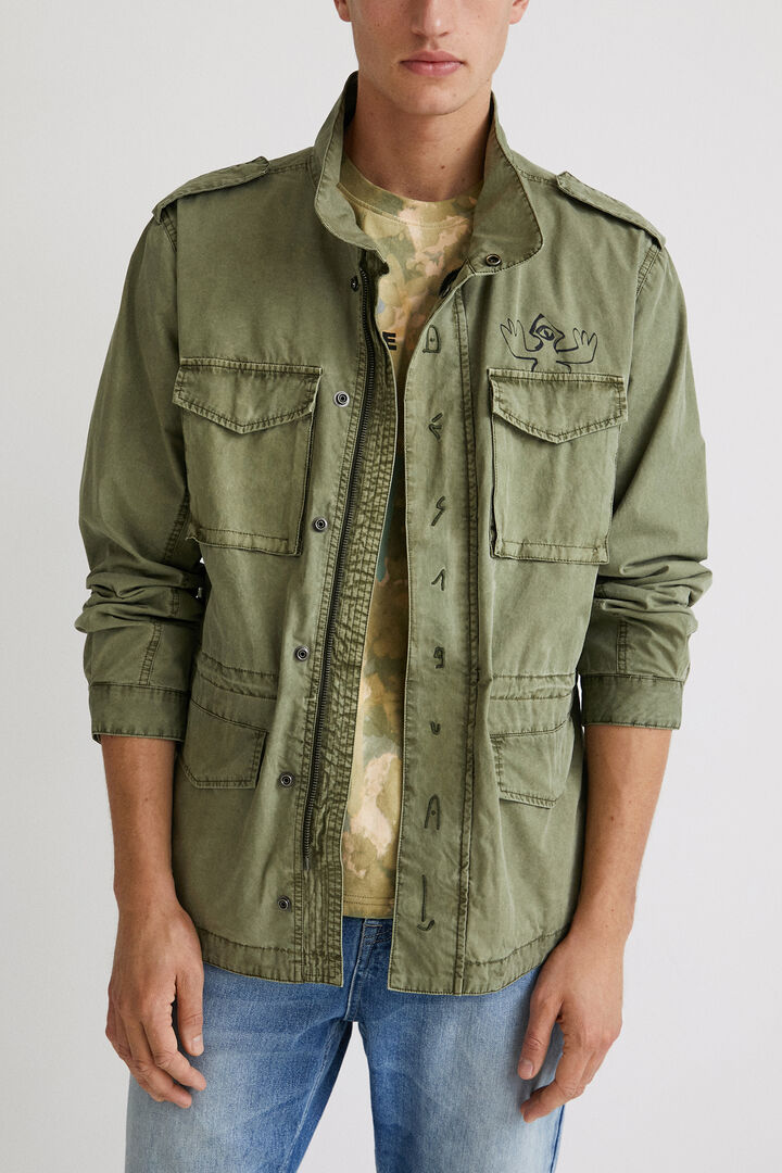 Military parka with pockets | Desigual