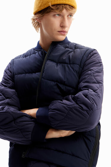 Bomber enconxada desmuntable | Desigual
