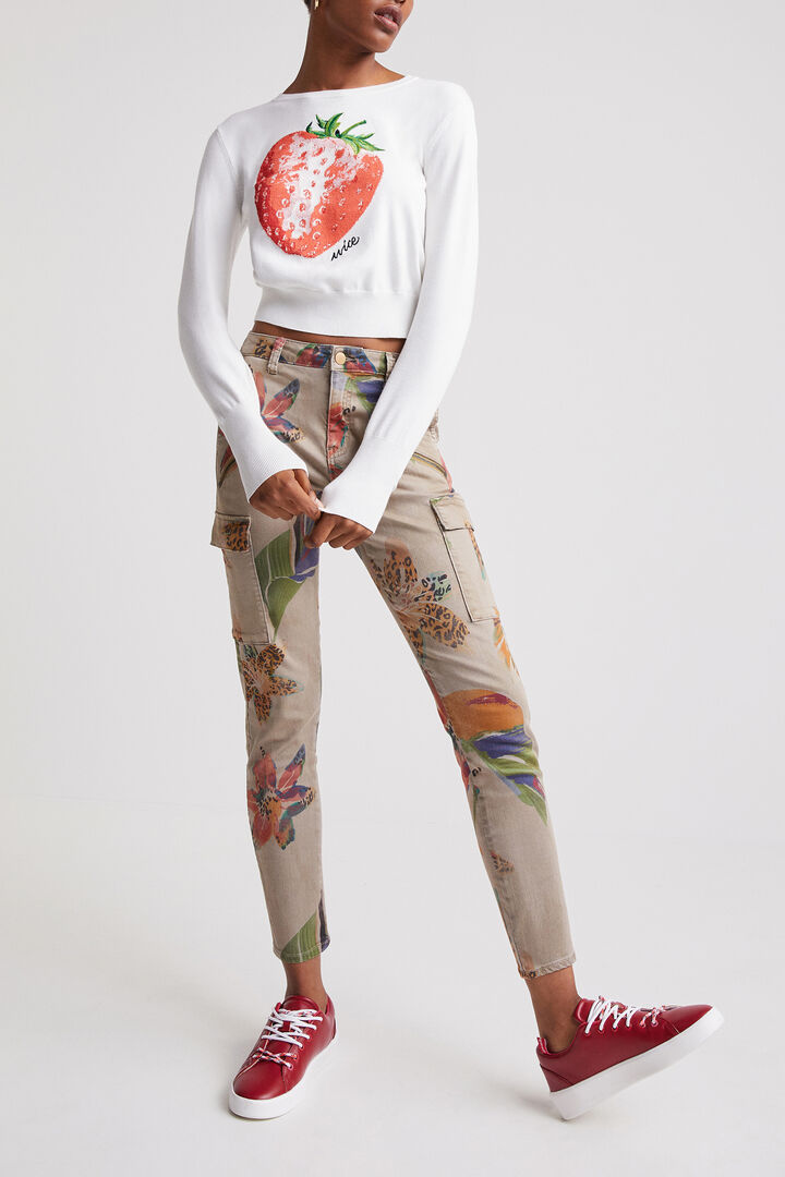 Pantalons cargo camoflower | Desigual