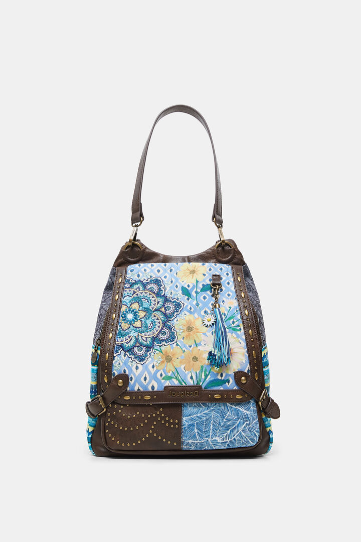 Rucksack Blumen Nieten | Desigual