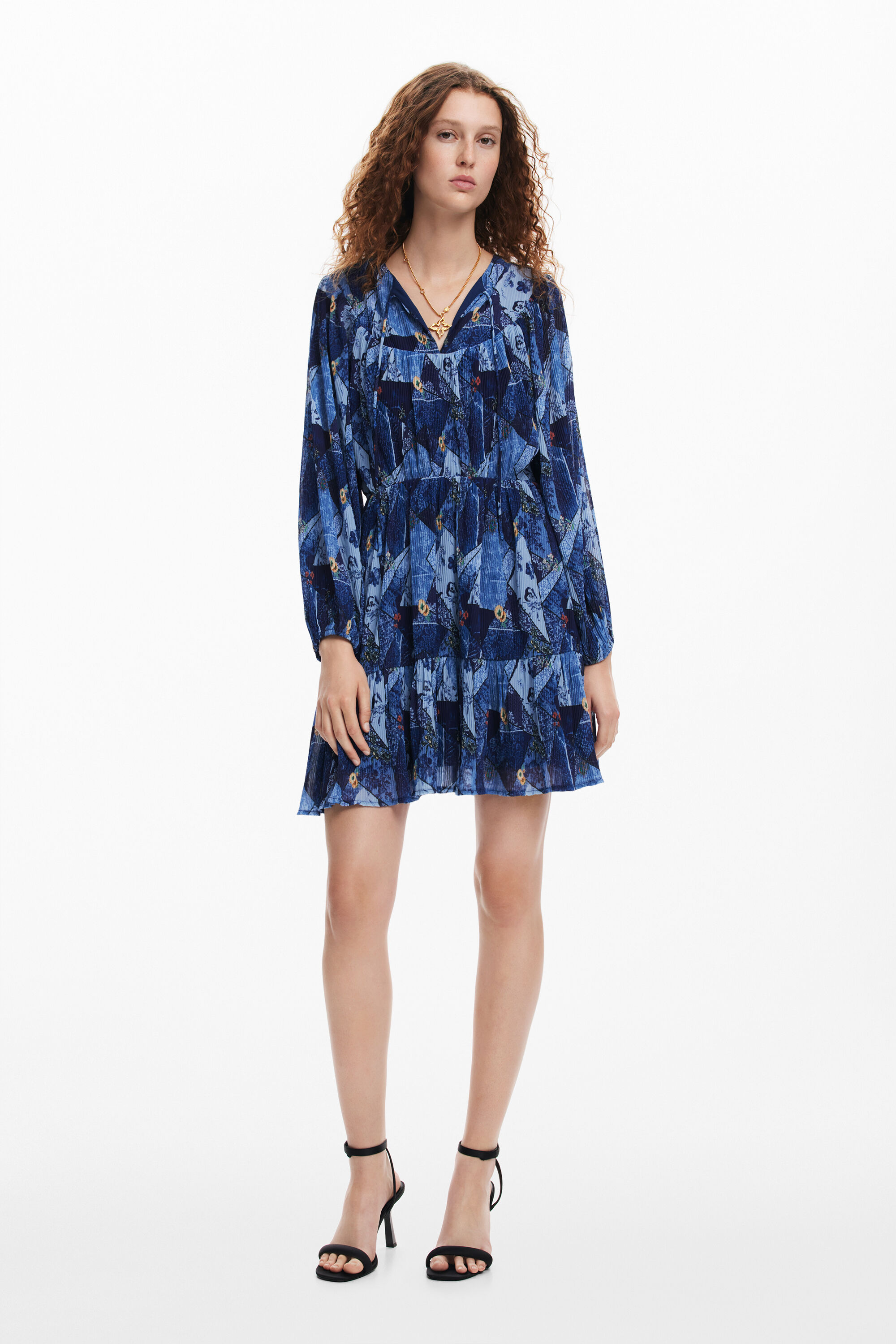 Desigual Women s Mini Dress Arty Blue
