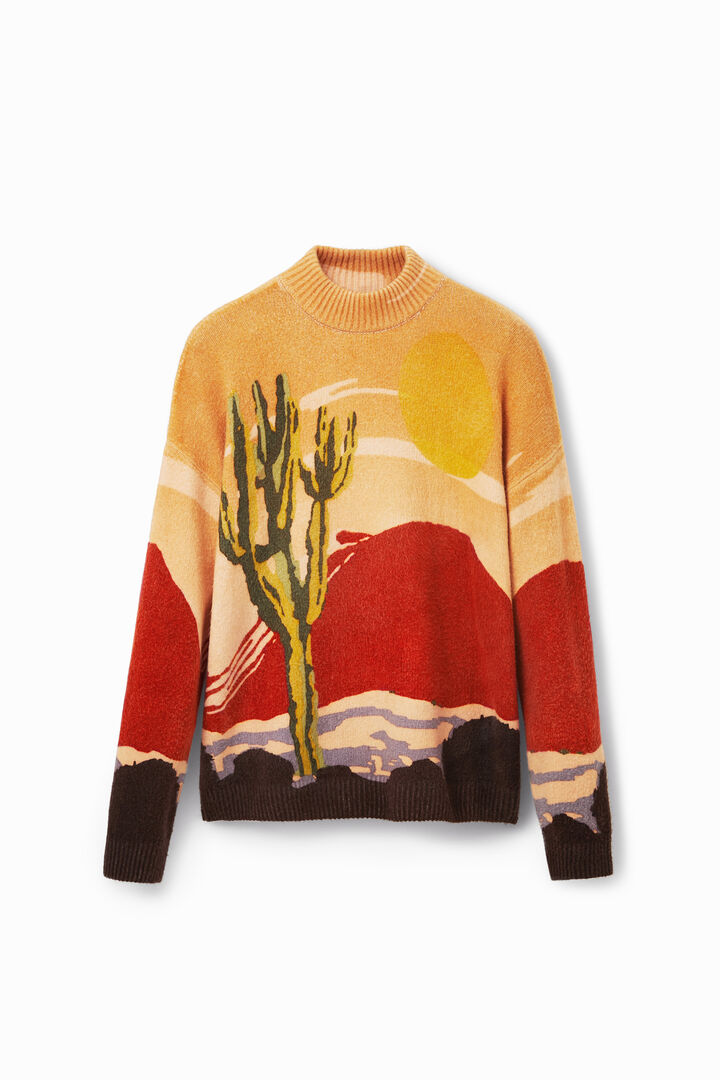 Loose roll-neck jumper | Desigual