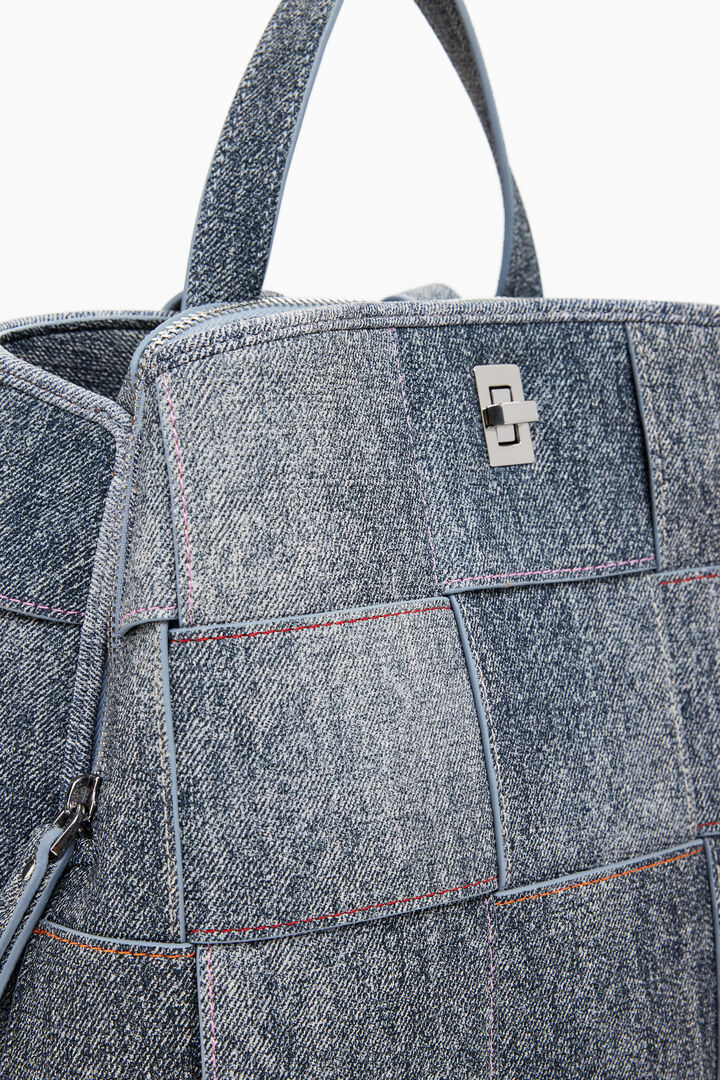 Zaino intrecciato effetto denim medio | Desigual