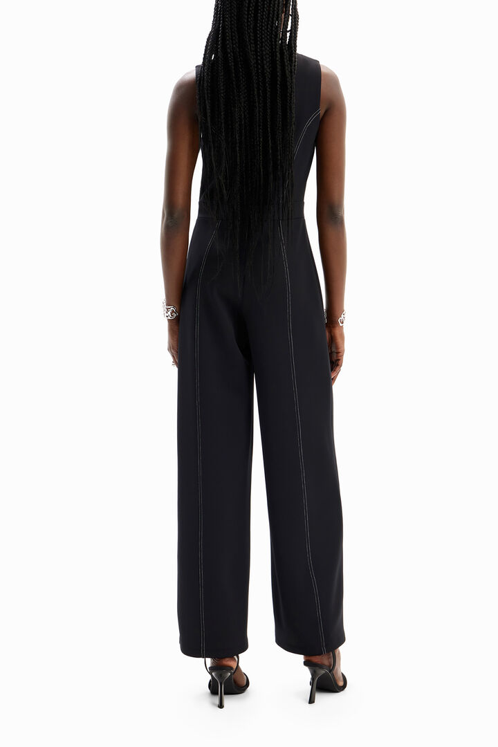 Stitching culotte jumpsuit | Desigual