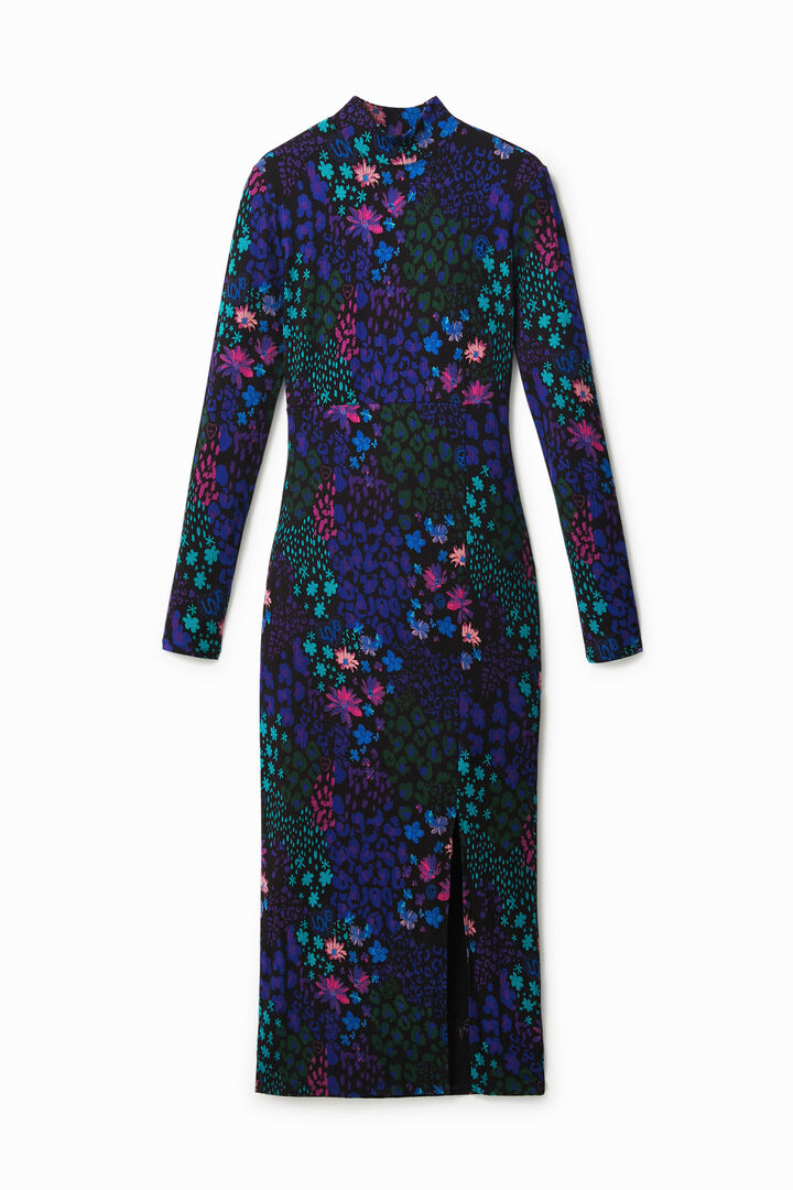 Midikleid im Slim Fit mit Blumen | Desigual