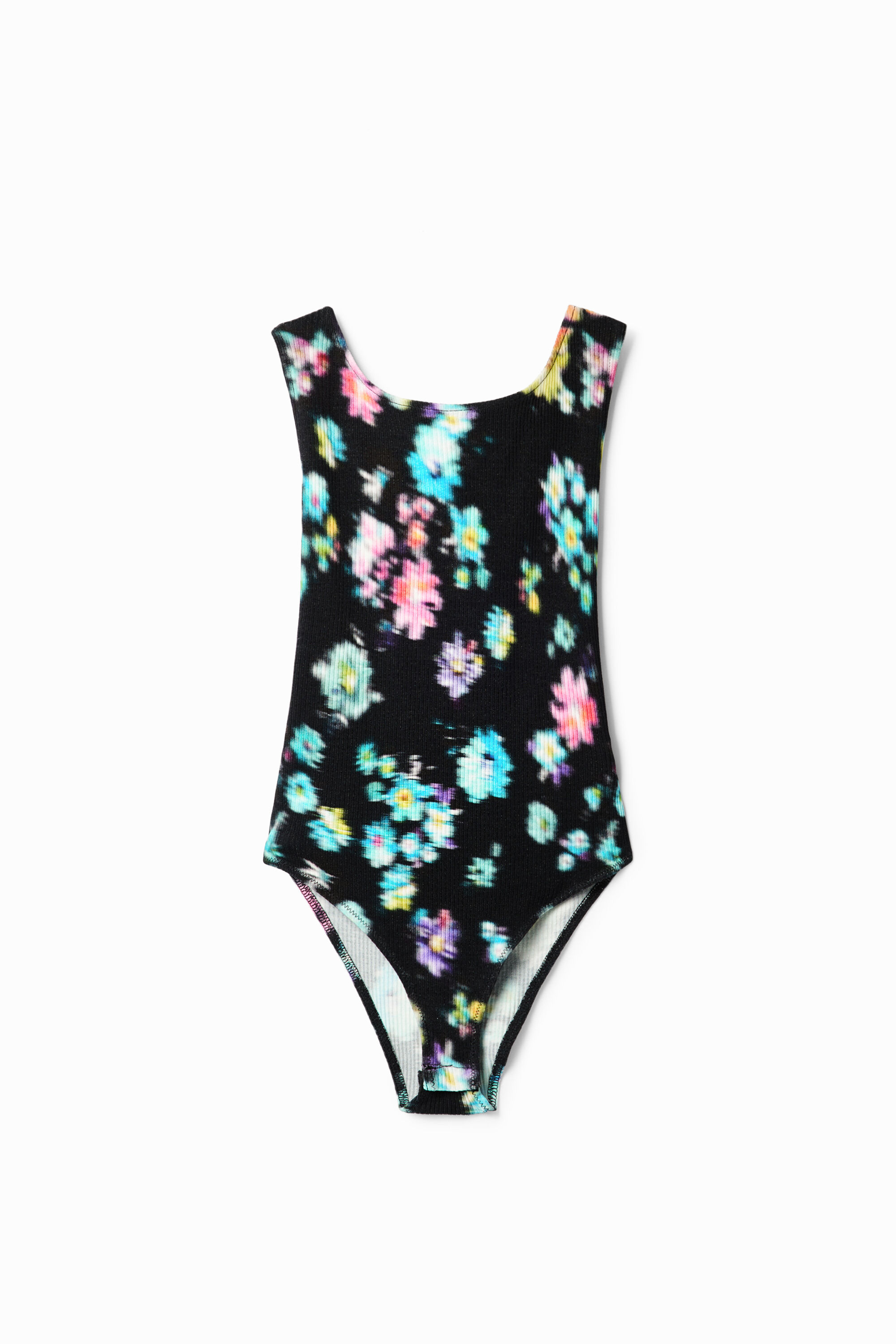 Ribbed strap bodysuit