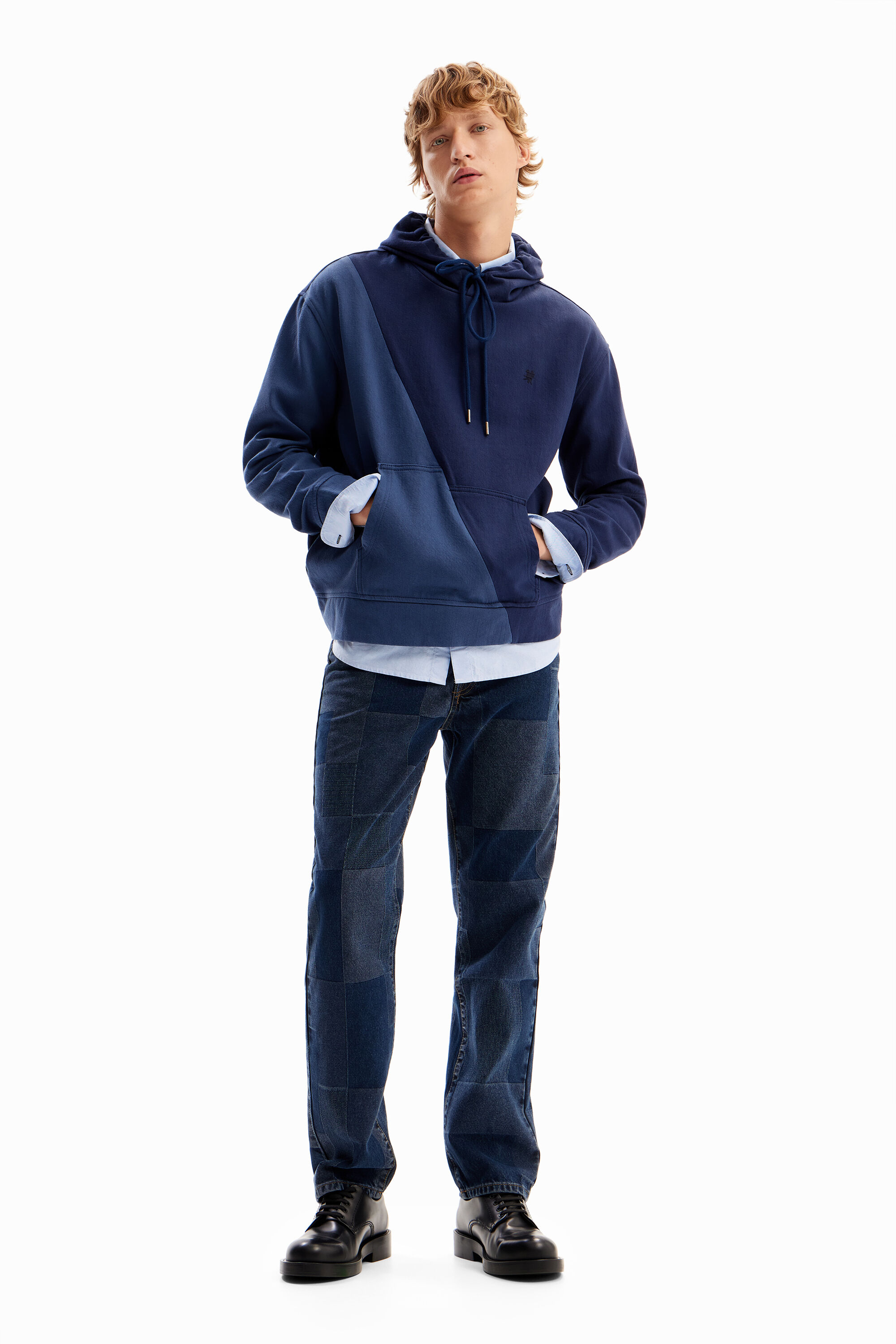 Hoodie two tone sales