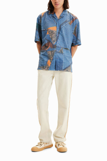 Camisa resort patch | Desigual