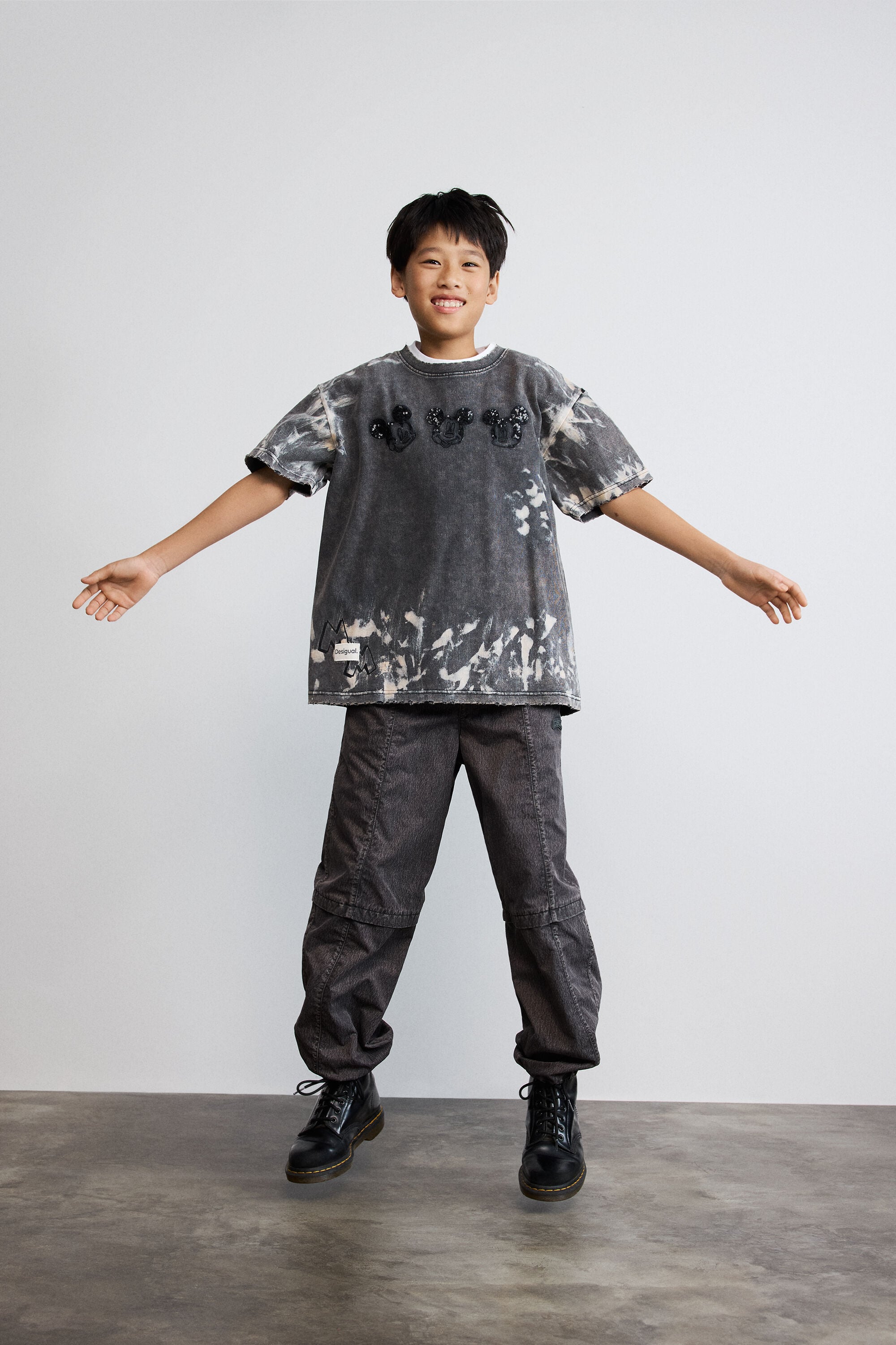 Tie-dye T-shirt Mickey™ - BLACK - 7/8