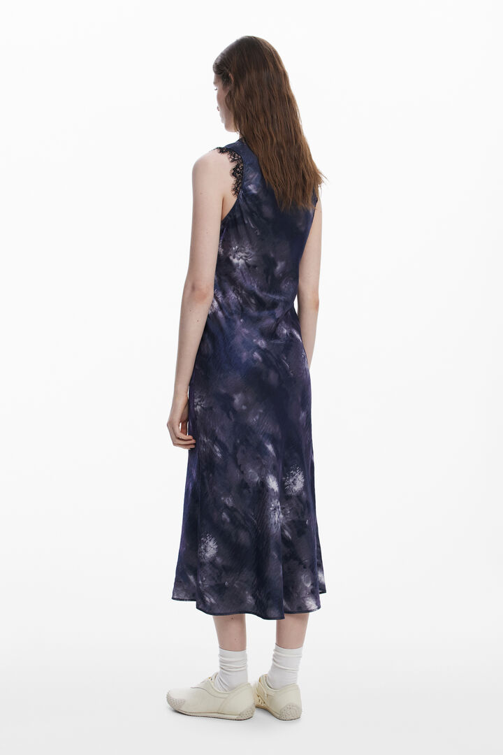 Collina Strada satin floral dress | Desigual