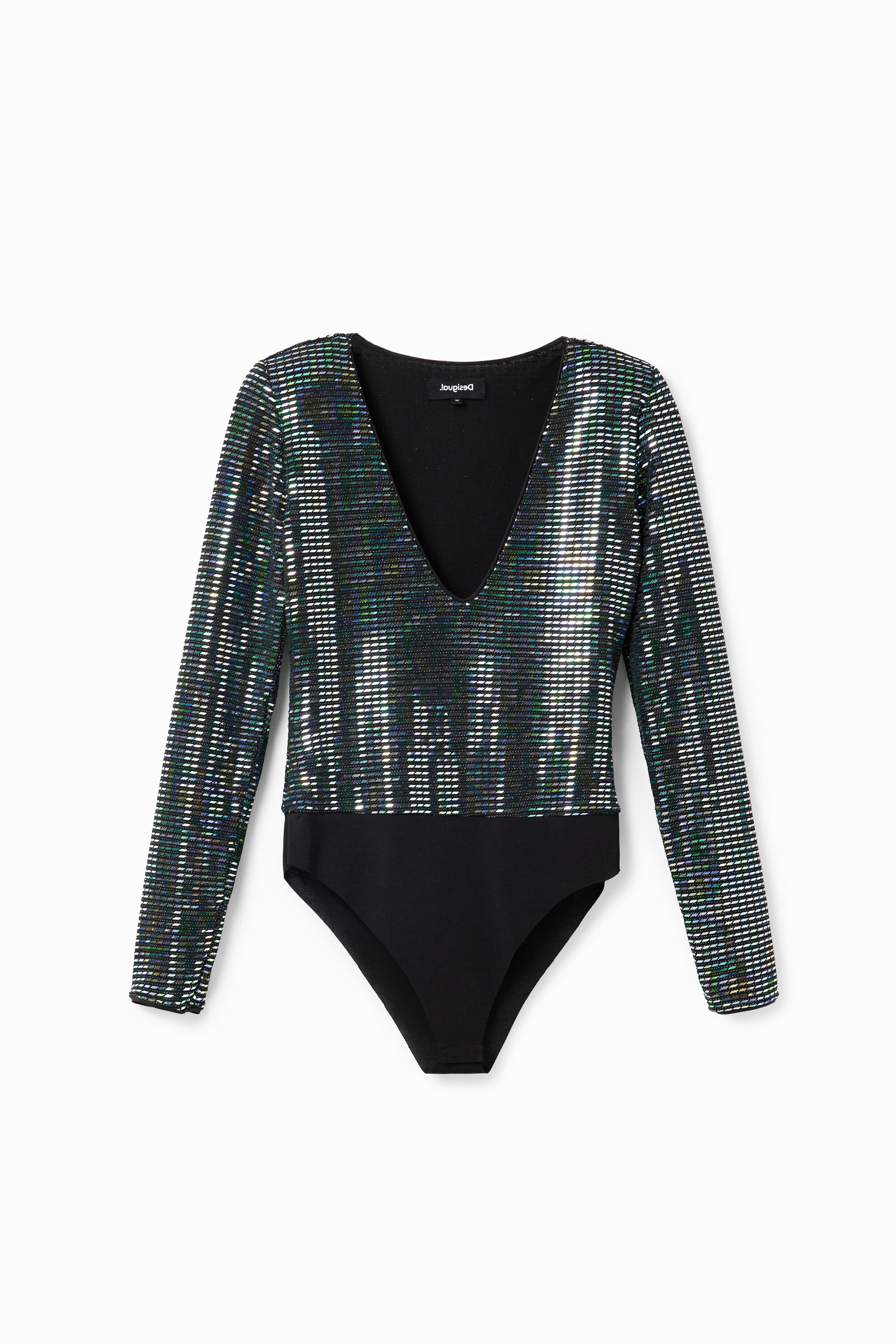 Iridescent long-sleeve body