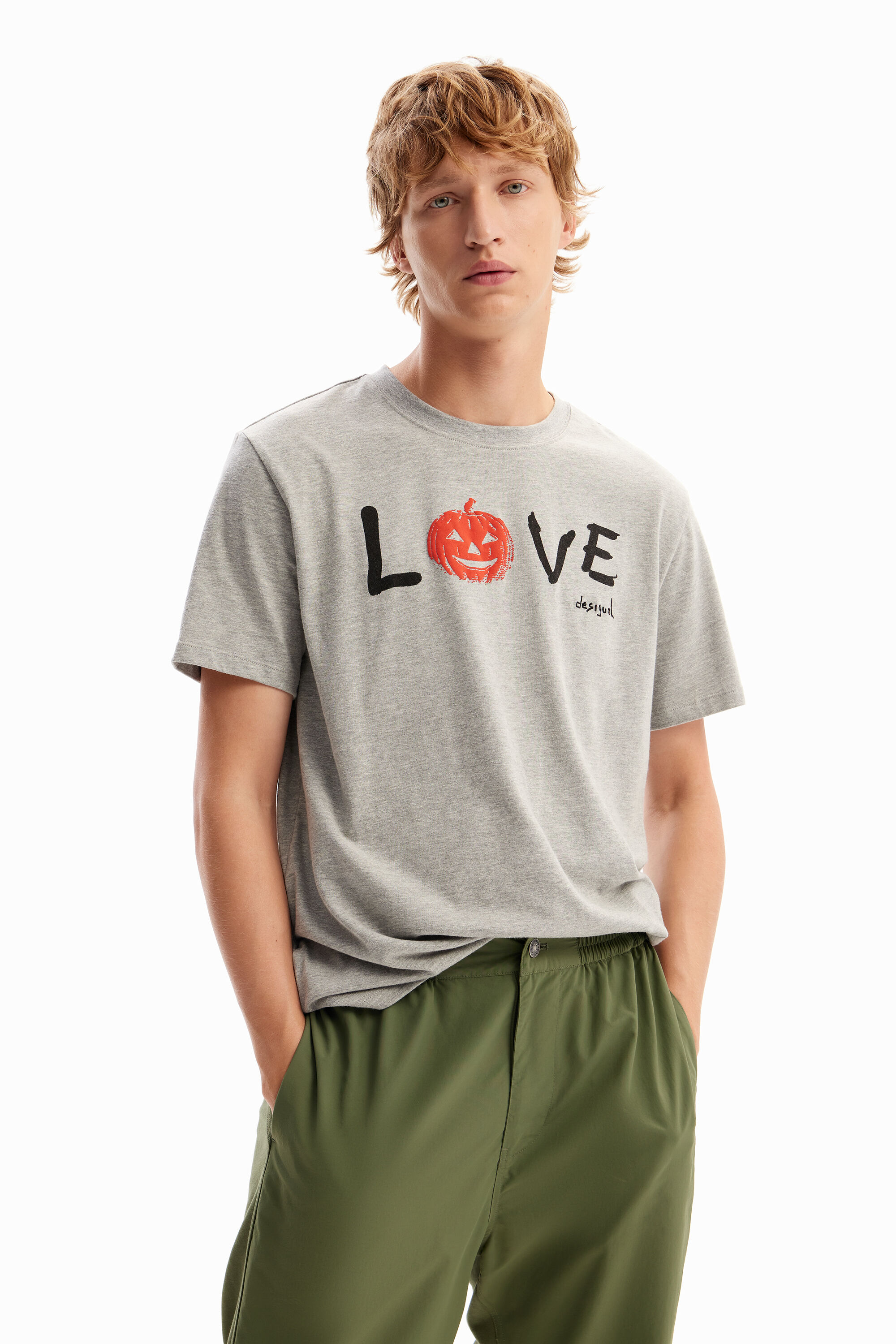 Desigual Love pumpkin T-shirt
