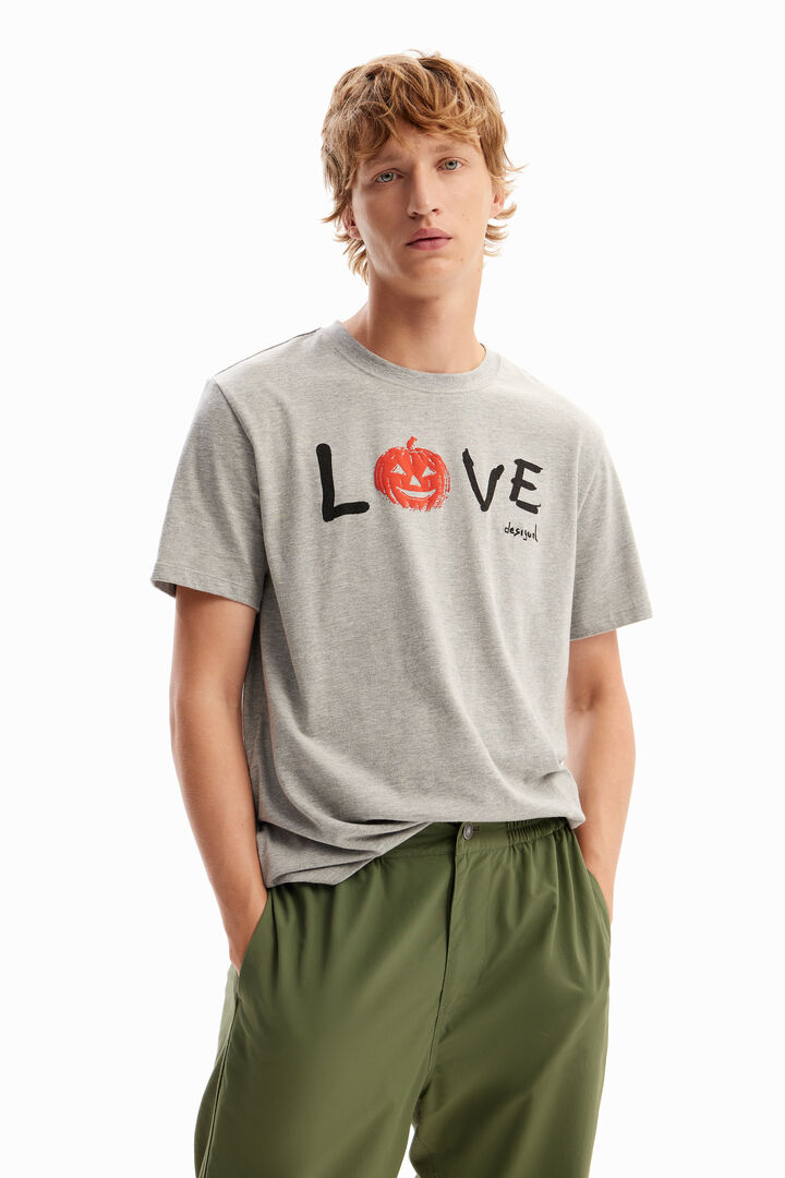 T-shirt Love citrouille