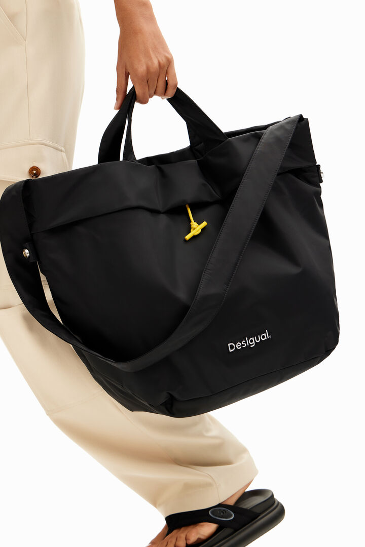 Bolso shopper L reversible nylon | Desigual
