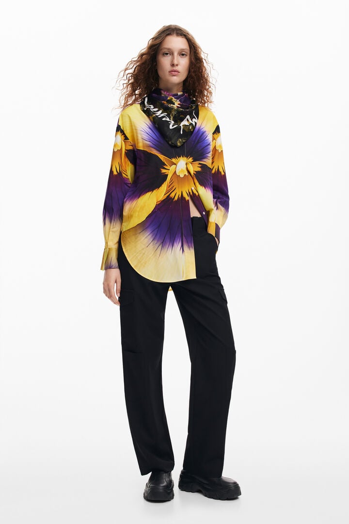 Foulard flores M. Christian Lacroix | Desigual