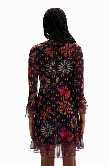 Vestido corto volantes | Desigual