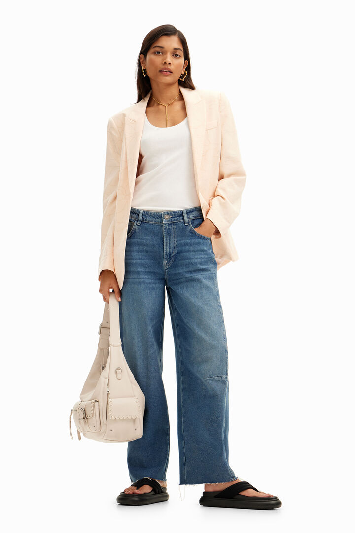 Blazer recta flores | Desigual