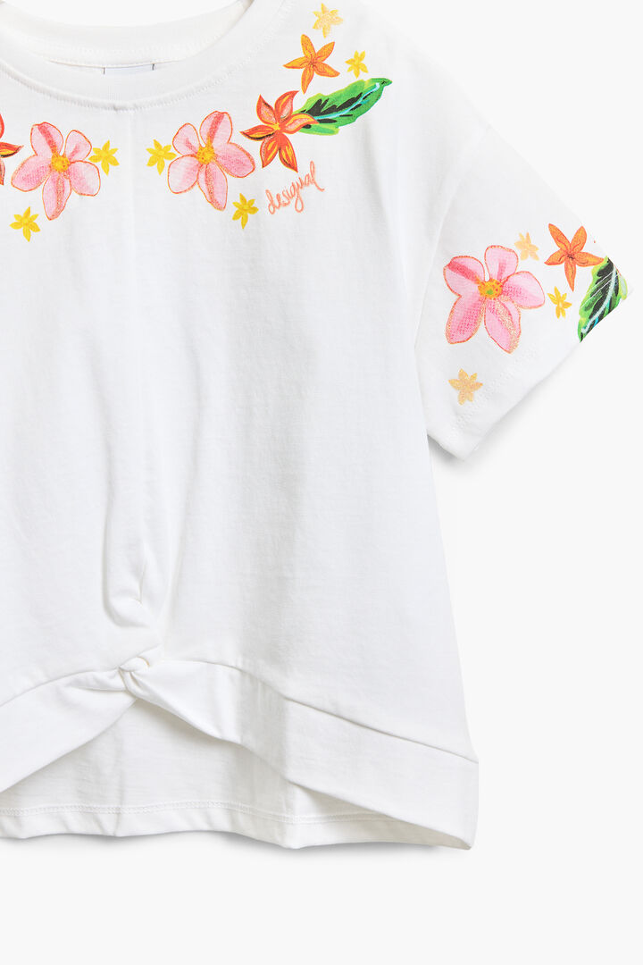 Floral knot T-shirt | Desigual