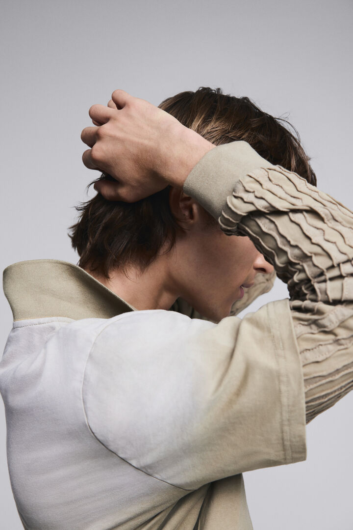 Double long-sleeve polo shirt | Desigual