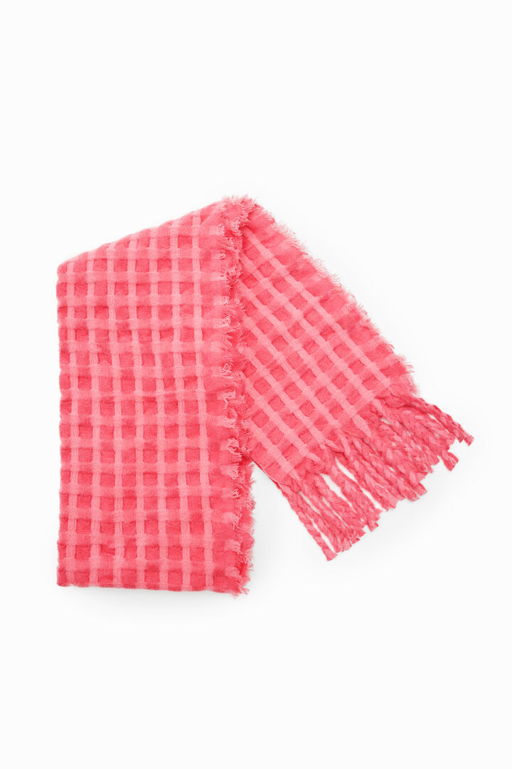 Bufanda rectangular cuadros | Desigual