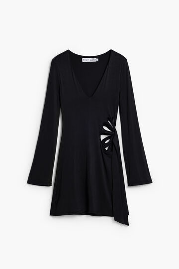 Tyler McGillivary perforated flower dress | Desigual