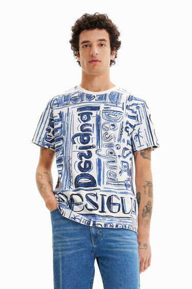 Arty logo T-shirt | Desigual