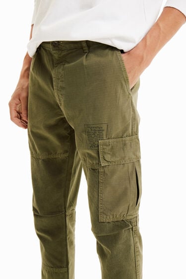 Patchwork cargo trousers | Desigual
