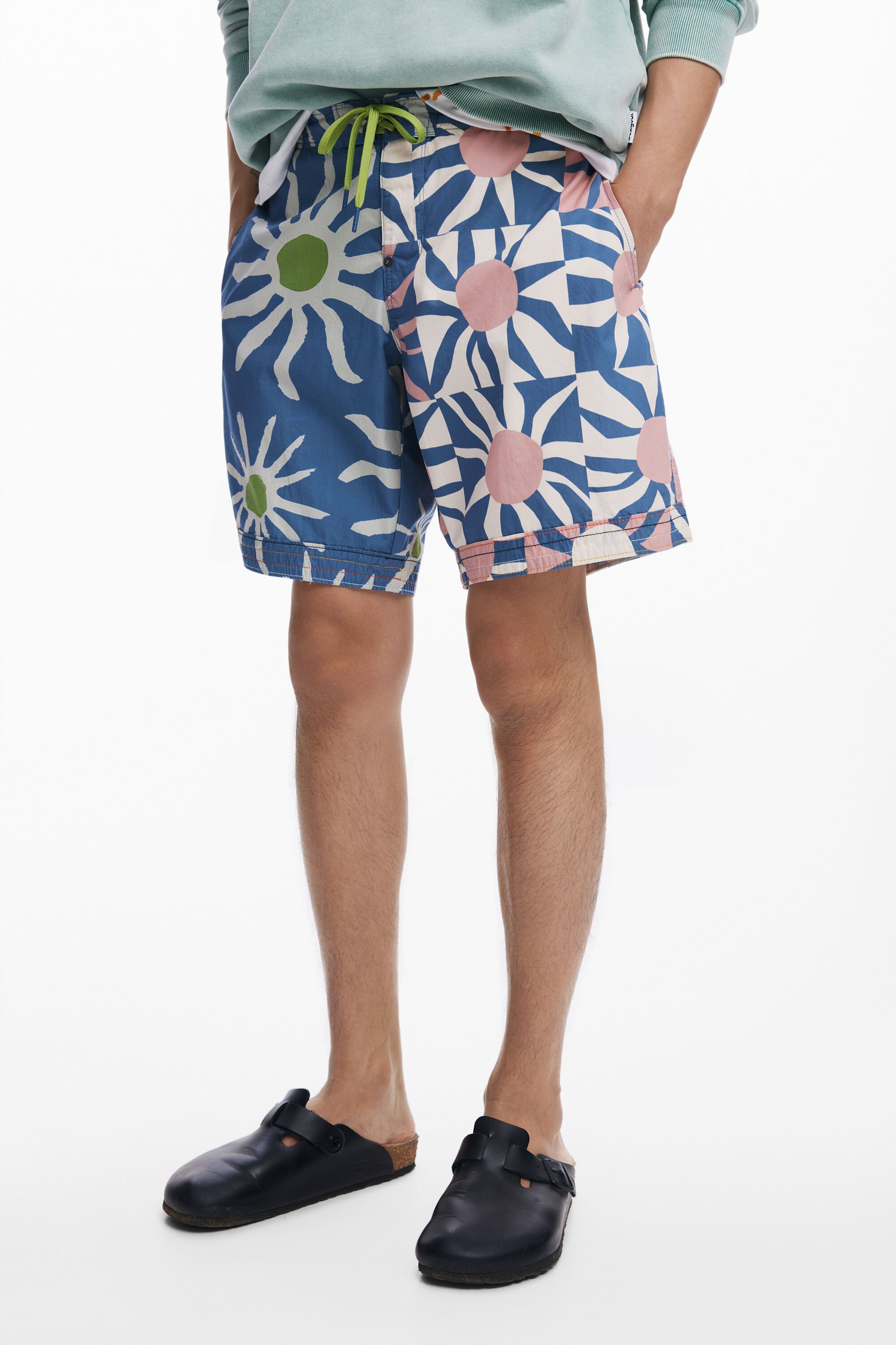 Desigual Sun Swimsuit In Blue