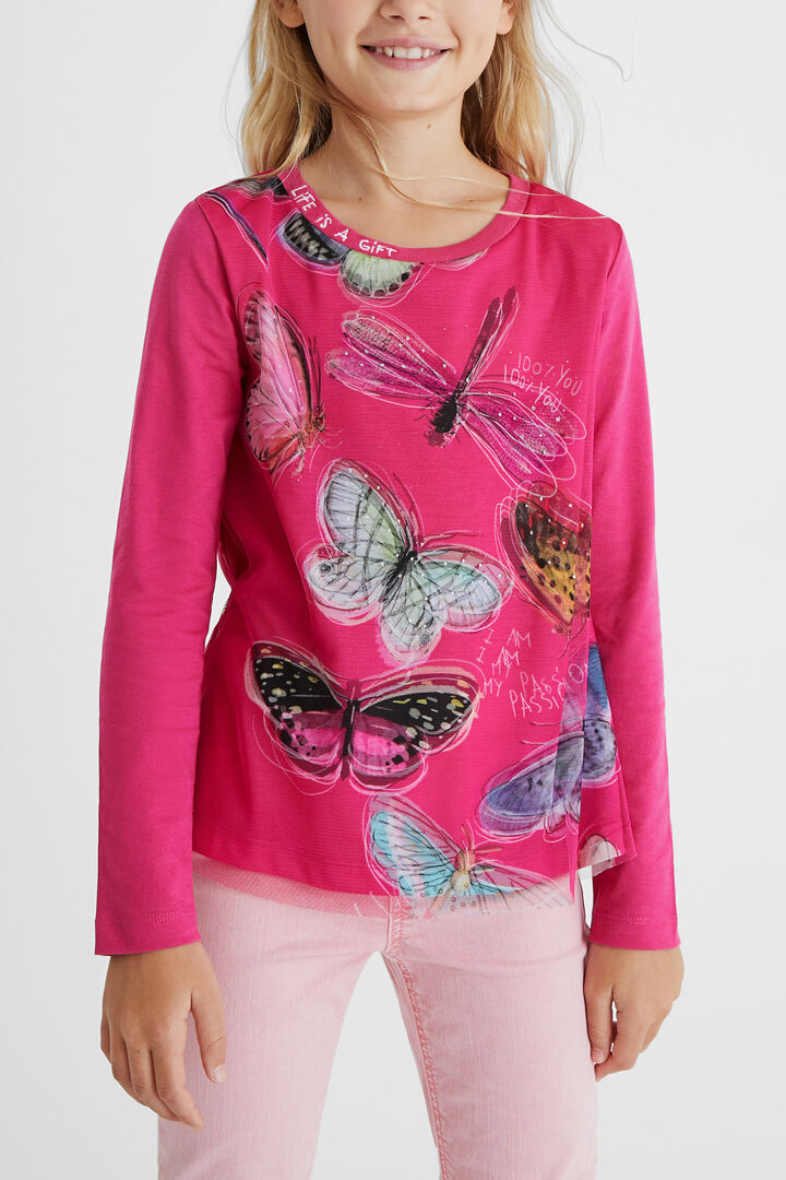 Camiseta mariposas 3D | Desigual