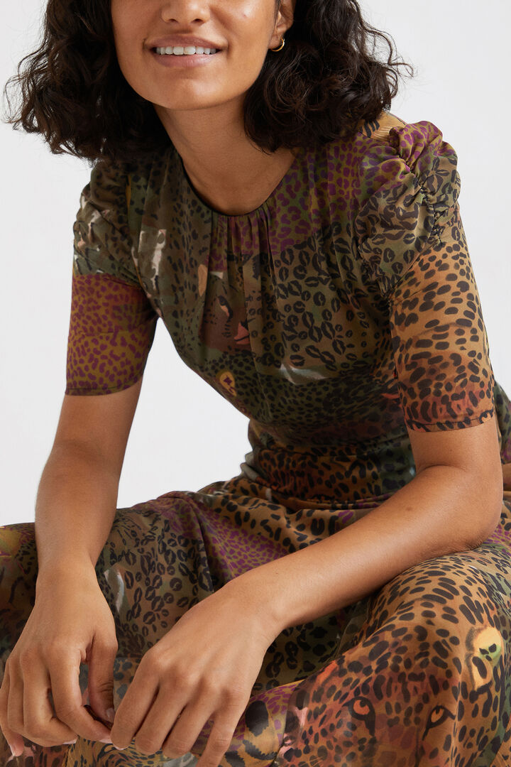 Short sleeve midi-dress | Desigual