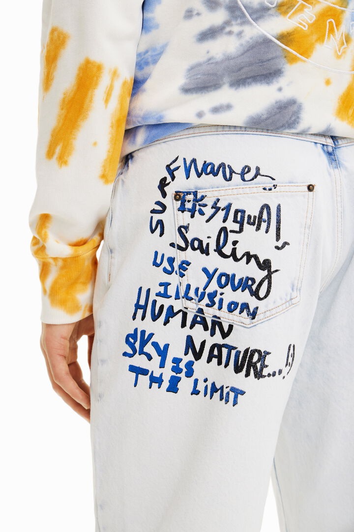 Vaquero relaxed print | Desigual