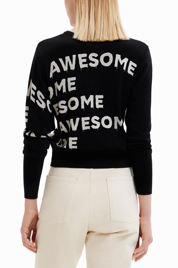 Pull "Life is awesome" | Desigual
