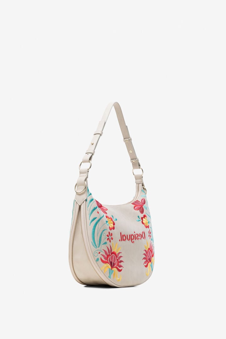 Bolso de hombro estampado floral | Desigual