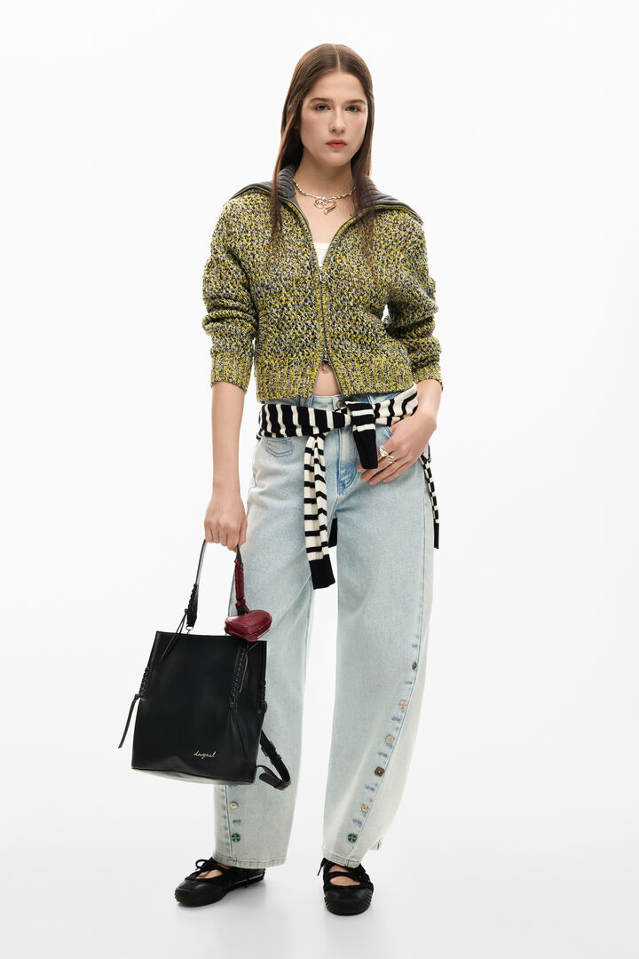 Medium backpack with heart charm | Desigual