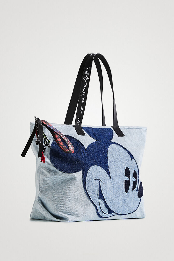ミッキーマウスパッチワーク トートバッグ | Desigual