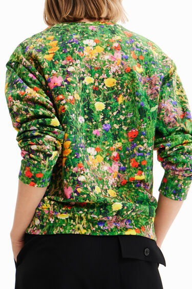 Sweat-shirt fleuri plante | Desigual