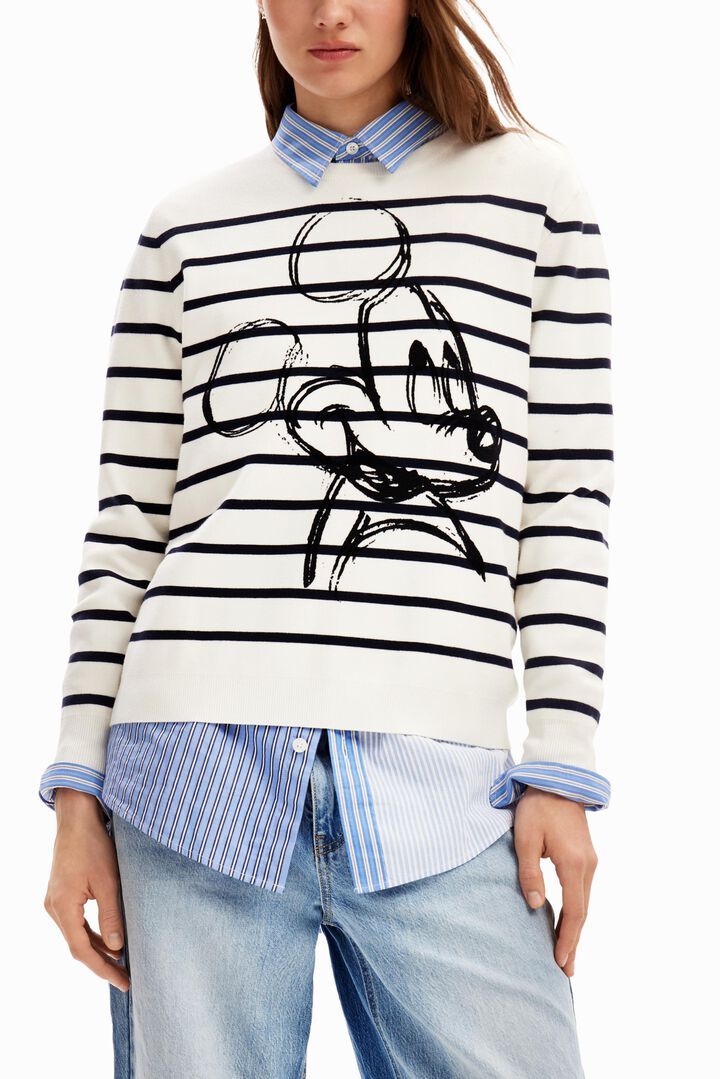 Pull rayures Mickey Mouse | Desigual