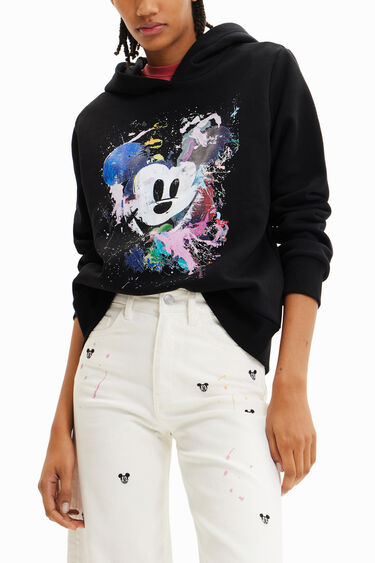 Disney's Mickey Mouse splatter sweatshirt | Desigual