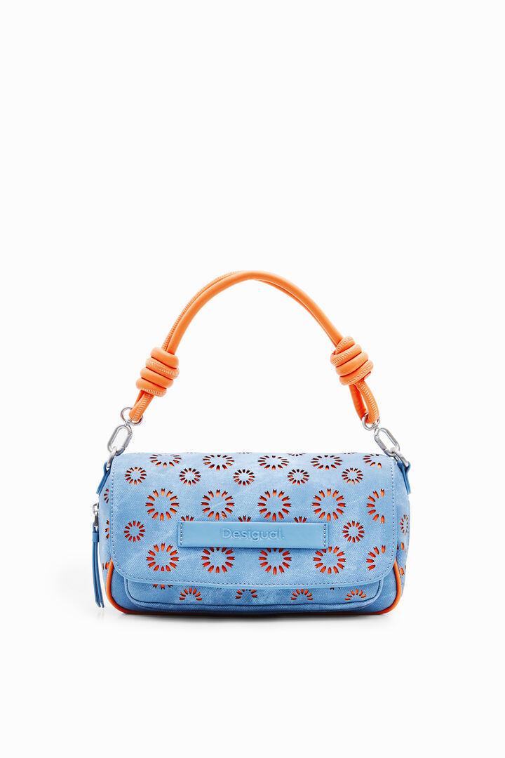 M die-cut floral crossbody bag | Desigual
