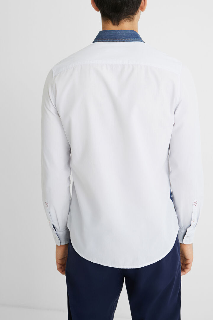 Camisa popelín reserva vaquera | Desigual
