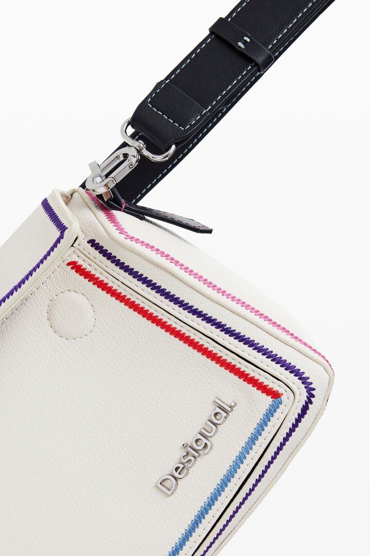 M bag with topstitching | Desigual