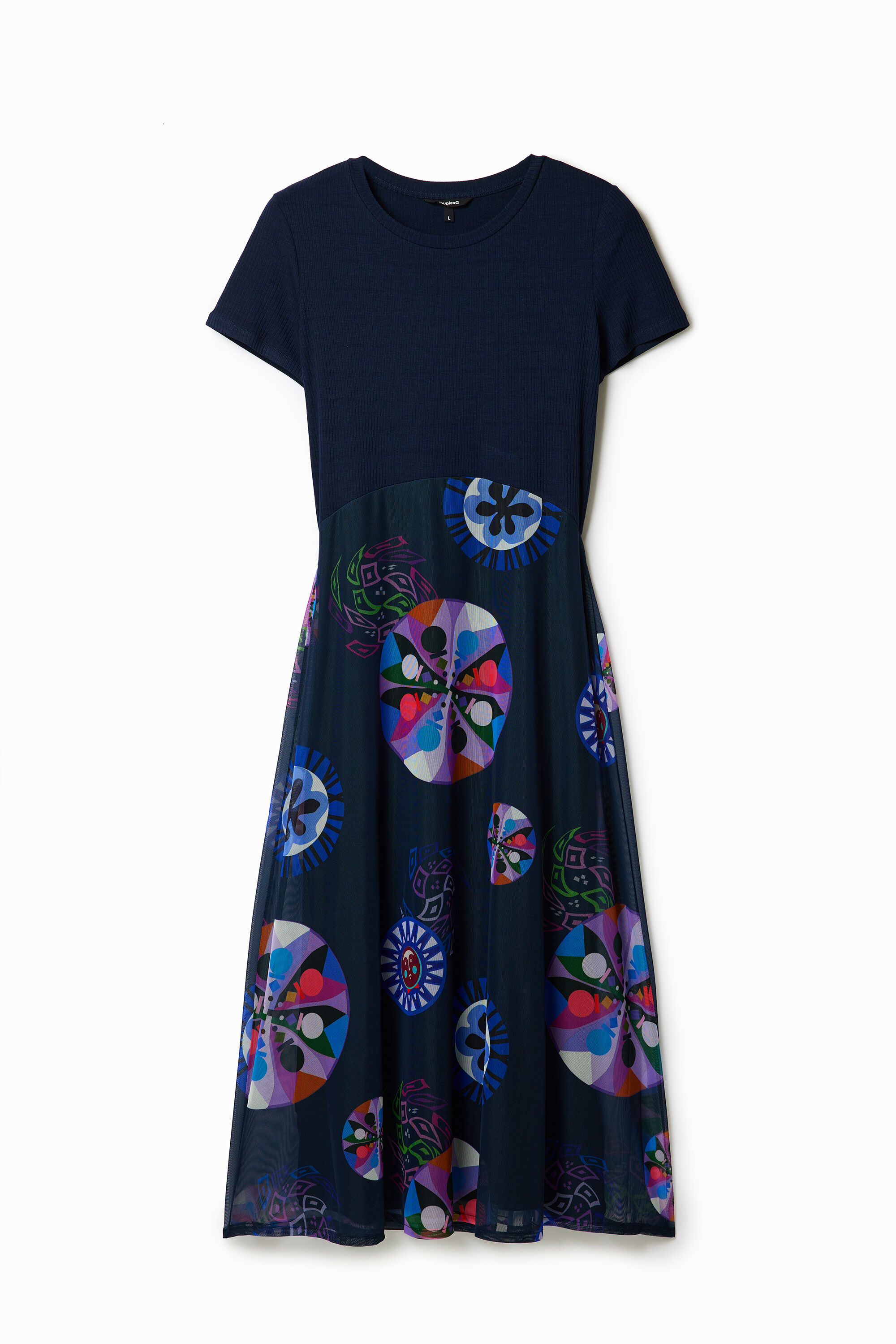 Desigual Gecombineerde jurk M. Christian Lacroix - BLUE