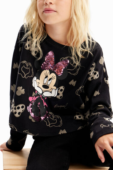 Camiseta Minnie Mouse lentejuelas | Desigual