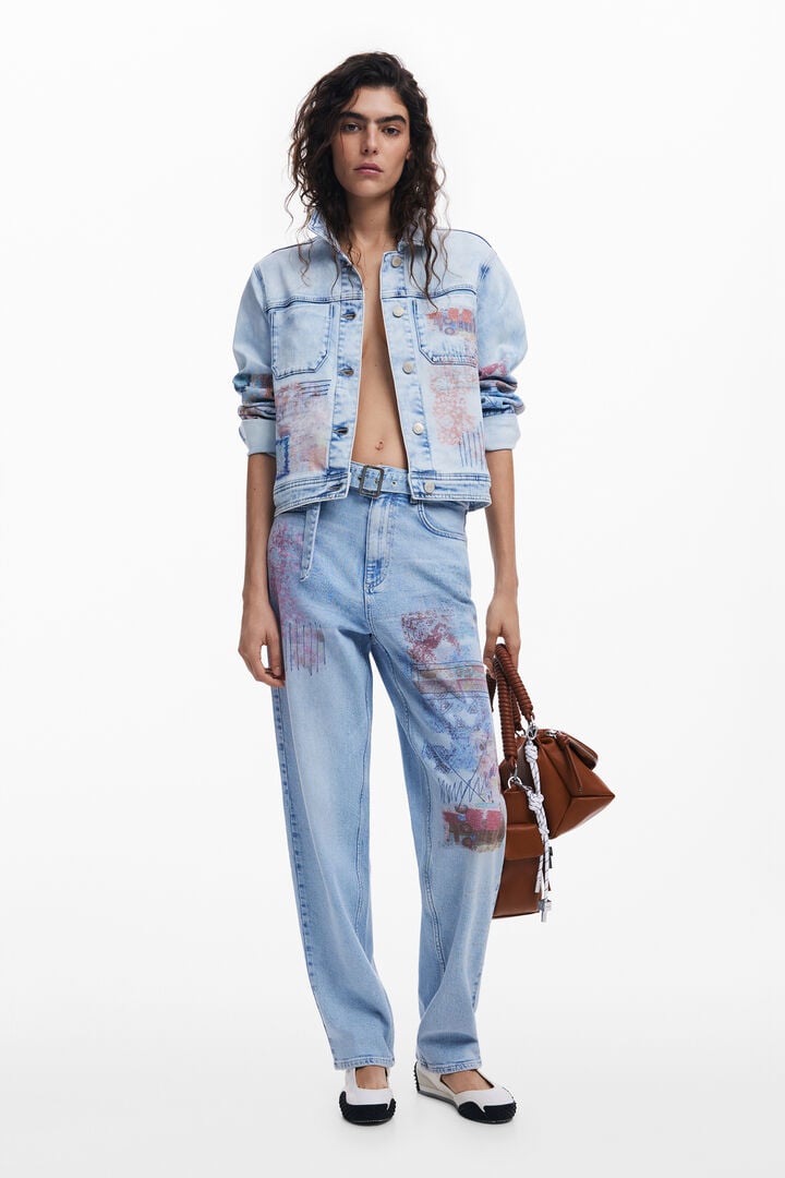 Džíny Straight Hindi