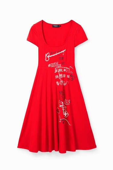 Vestit curt arty | Desigual