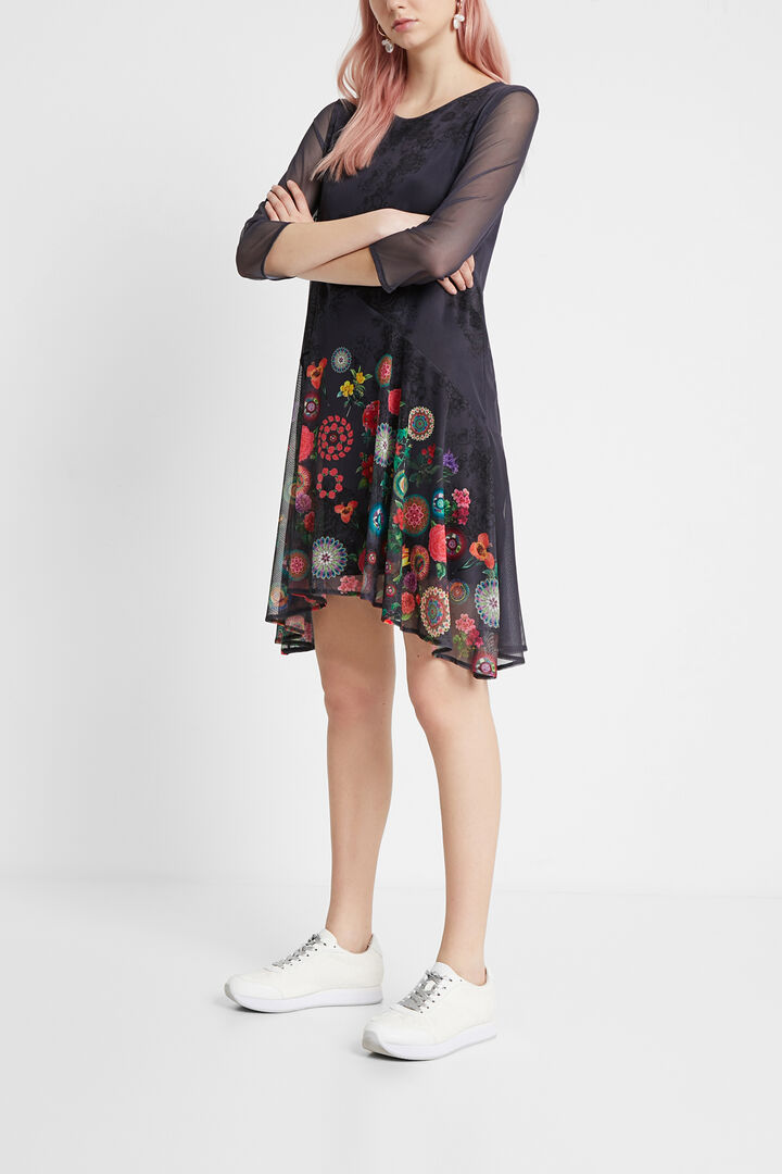 Floral multilayer dress | Desigual